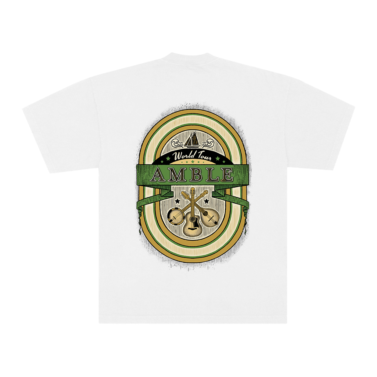 Amble 2025 Tour Celtic Tee – White