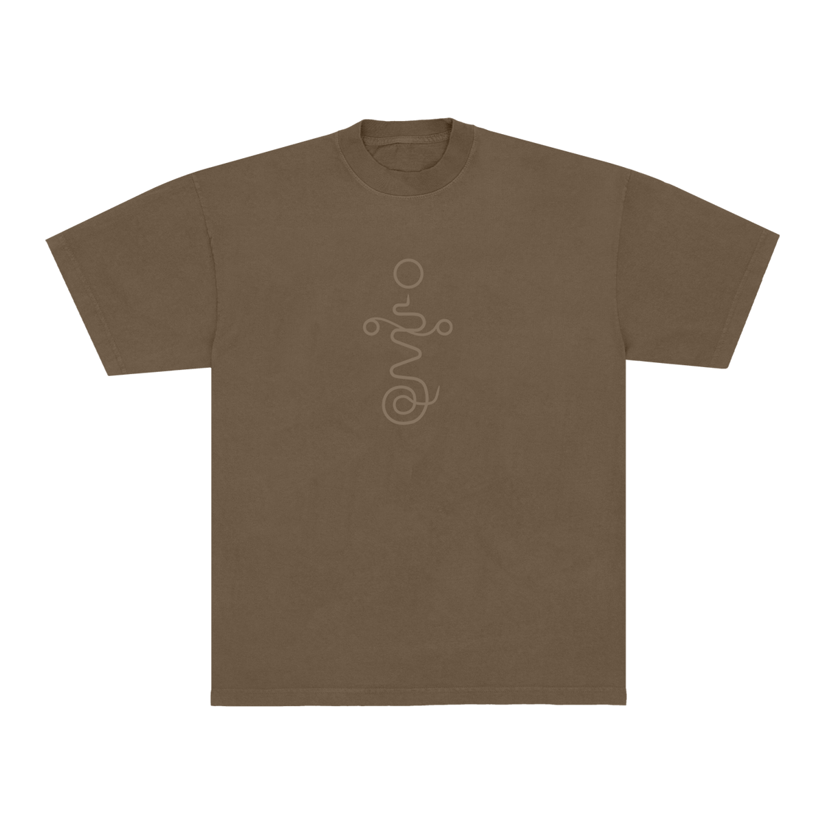 REVERIE SYMBOL BROWN TEE
